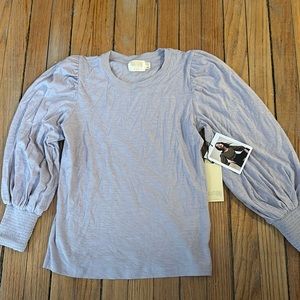 Nation Loren Smocked Peasant Tee